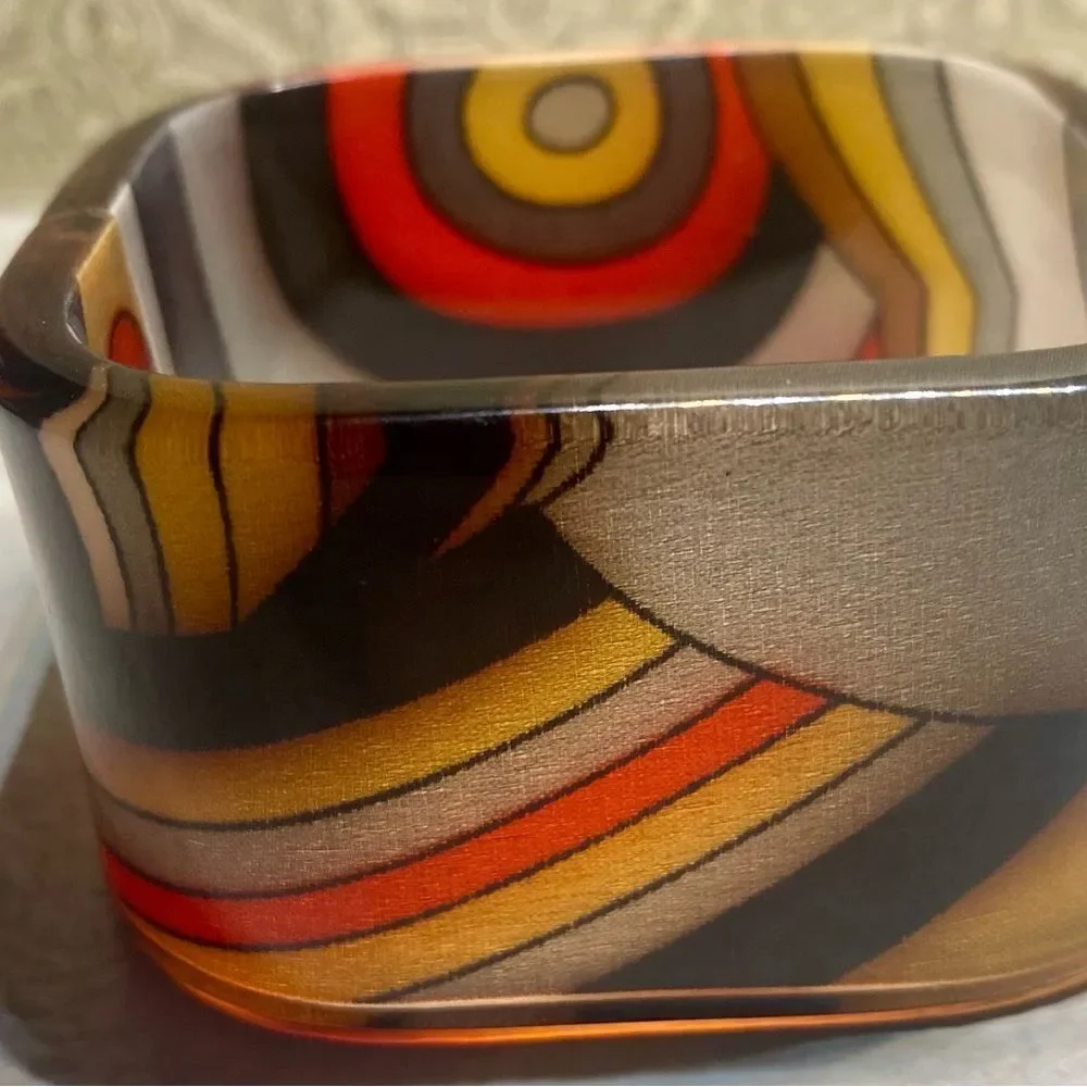 Retro Boho Acrylic Bracelet